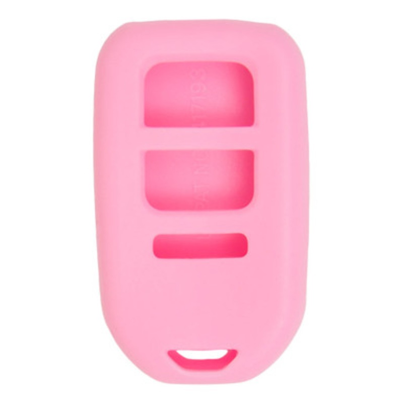 Replacement Silicone Jacket Keyless Remote Cover HNDAD113 for Honda 3 Button Proximity Smart Key FCC ID: KR5V1XKR5V1X / ACJ932HK1210A – Pink
