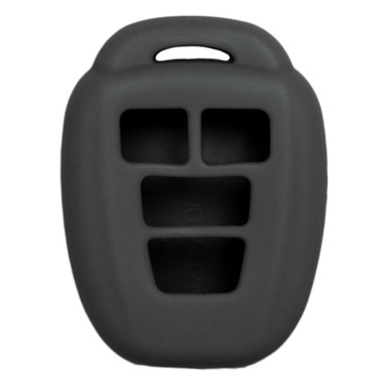 Replacement Silicone Jacket Keyless Remote Cover TYOTAG94 for Toyota 4 Button Remote Key FCC ID: HYQ12BDM HYQ12BEL – Black