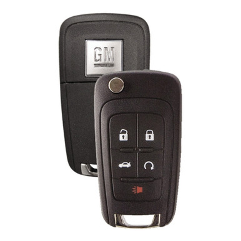 STRATTEC GM Logo (5927058) 5-Button Proximity Flip Key for Buick and Chevrolet (315 MHZ)