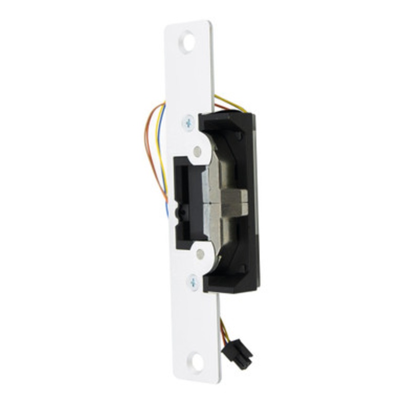 Adams Rite 7430 Series UltraLine Electric Strike for Deadlatches and Cylindrical Locks – Flat – Clear Anodized