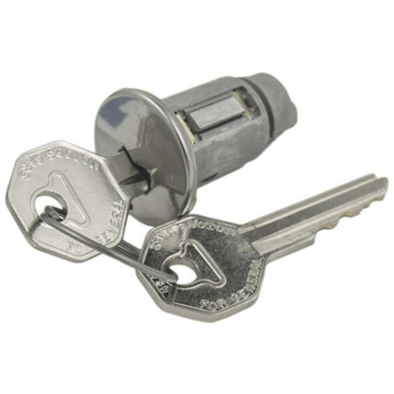 ASP LC1420 GM Old Ignition Cylinder With Flat Face – Coded