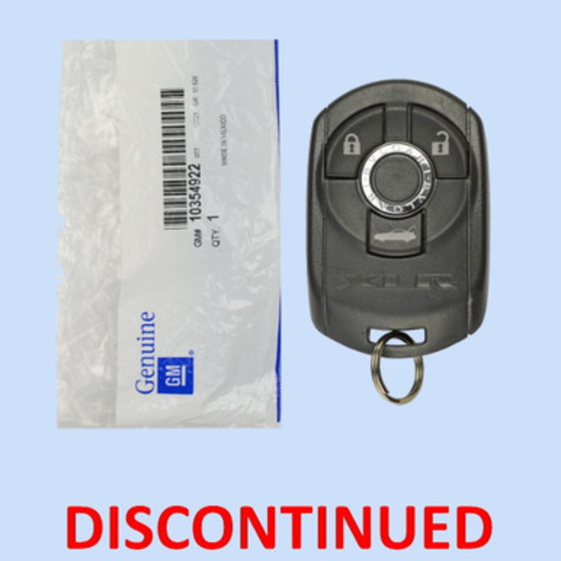 Cadillac 3-Button Remote Smart Key Memory 1 M3N-65981403 10354922 – New OEM