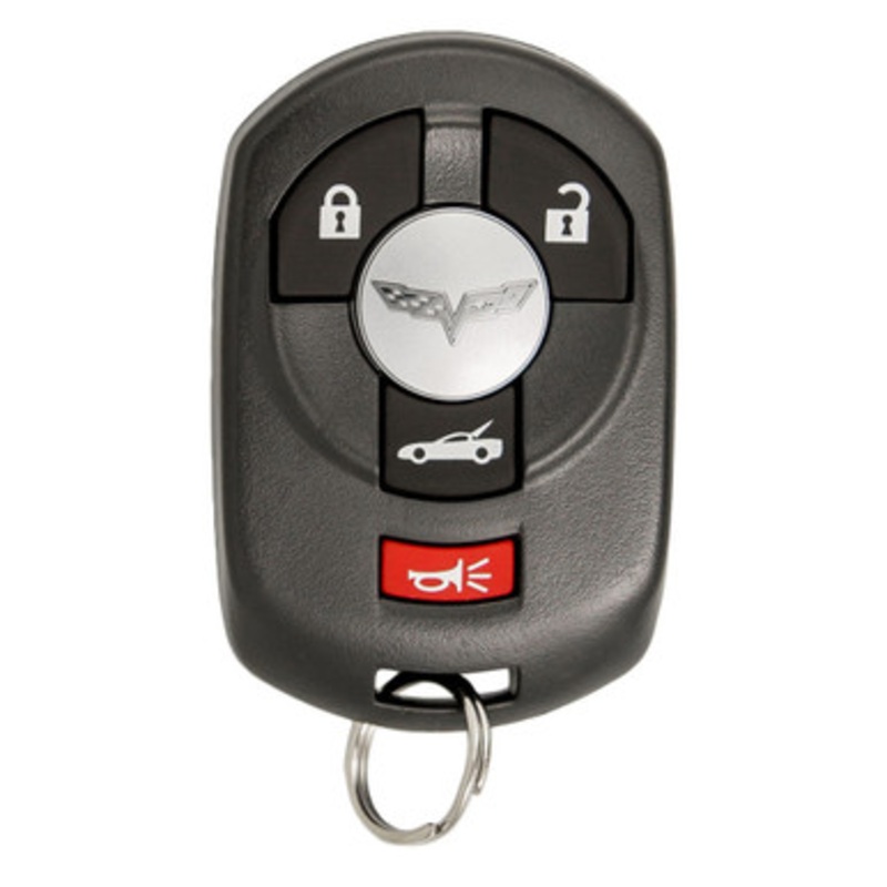 Chevrolet Corvette 4 Button Driver 1 Remote M3N-65981403, 10372541, 315 MHz – New, OEM