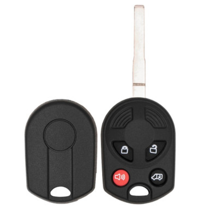 DURA-SHELL Remote Head Key Shell for Ford 164-R8126 – 4 Button – Old Style – HS Blade