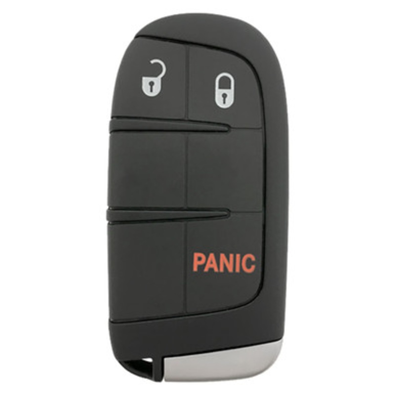 Jeep 3 Button Smart Key M3N-40821302, 6MP33DX9AA, 433 MHz – Refurbished, Recase