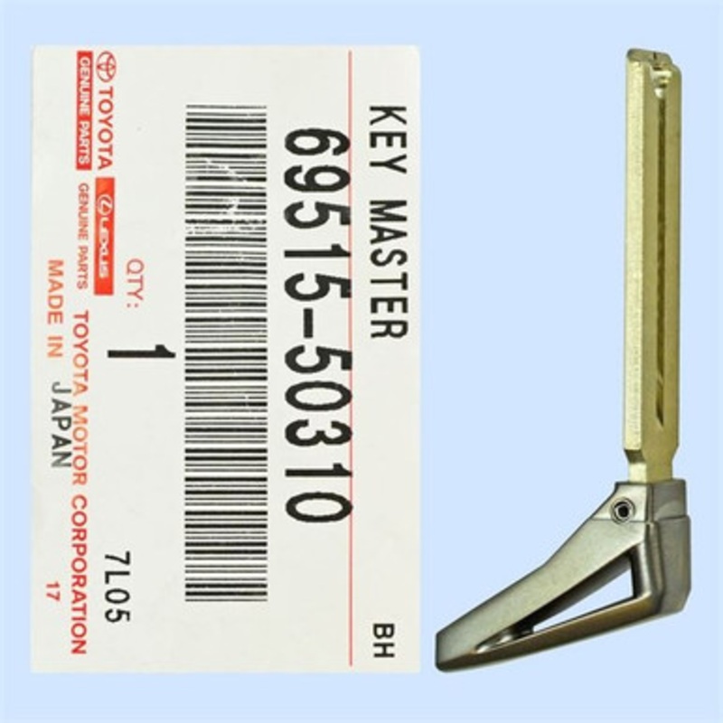 Lexus Emergency Insert Key Blade 69515-50310, TOY40 – New, OEM