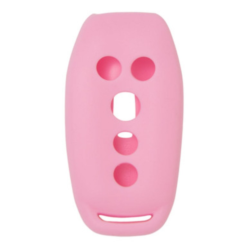 Replacement Silicone Jacket Keyless Remote Cover FRDB85 for Ford 5 Button Proximity Smart Key FCC ID: M3NA2C31243300 – Pink