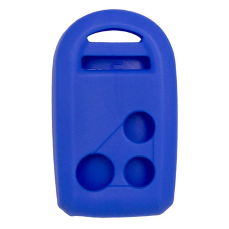 Replacement Silicone Jacket Keyless Remote Cover HNDAD84 for 4 Button Remote Honda Goldwing GL1800 – Blue