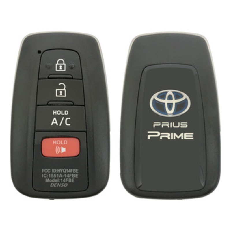 Toyota Prius Prime 4 Button Smart Key HYQ14FBE, 89904-47460, 315 MHz – Refurbished, Grade A