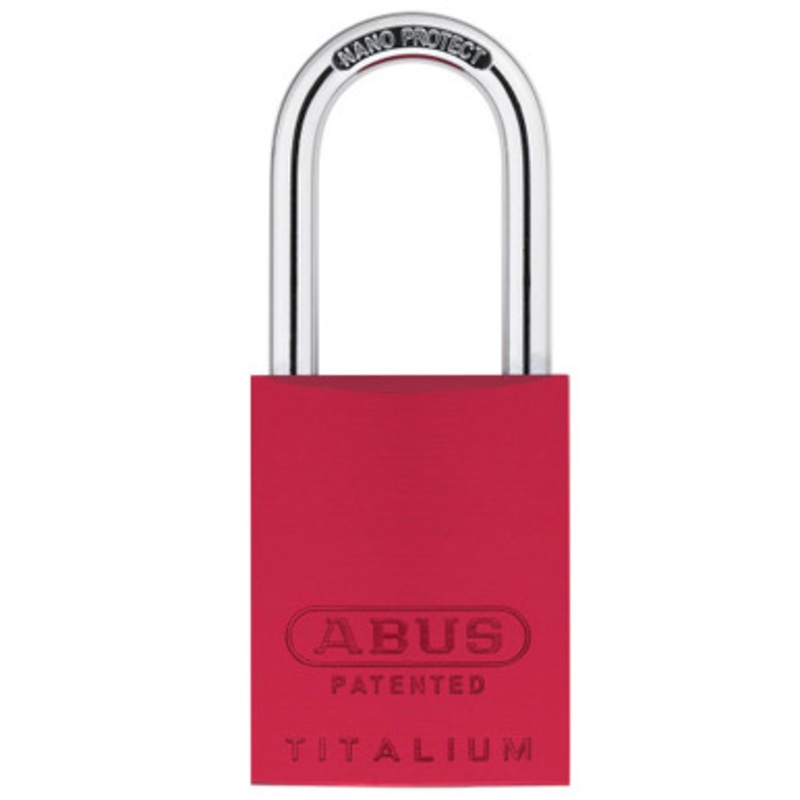 ABUS TITALIUM 83 Series 83AL/40 S2 Padlock Without Cylinder 1.5-inch Red
