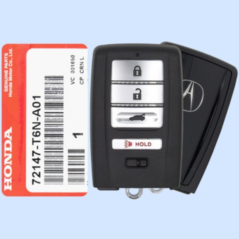 Acura 4 Button Smart Key KR5V2X, 72147-T6N-A01, 433 MHz – New, OEM