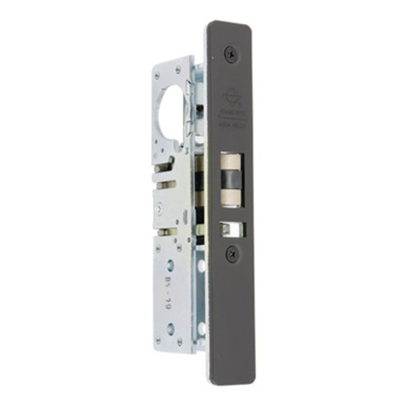 Adams Rite 4510 Standard Deadlatch, Flat Faceplate, 1-1/2 Backset, LH/RHR, 2-5/8 Strike – Dark Bronze