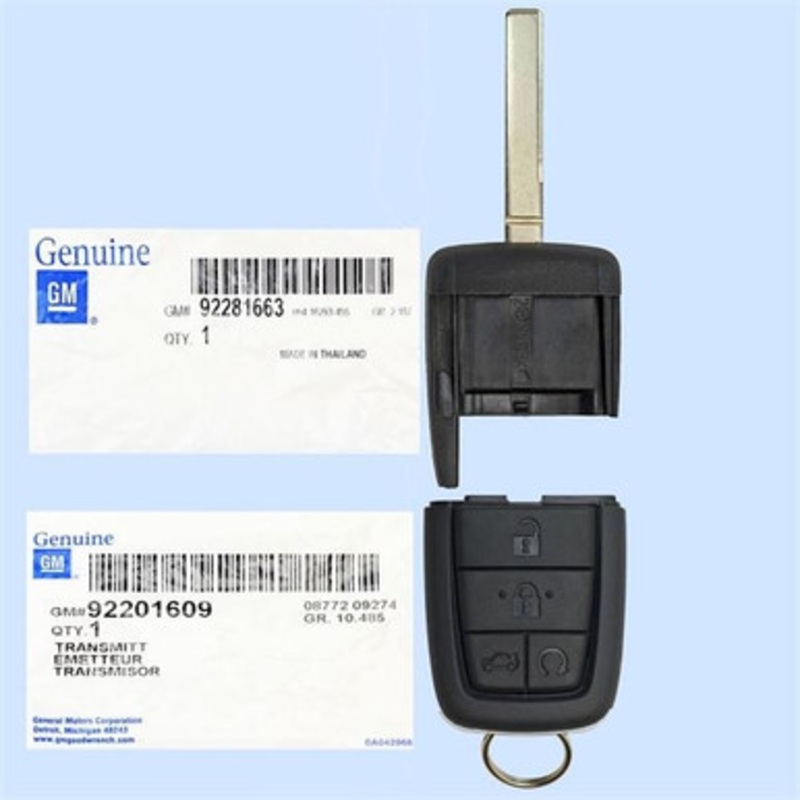 GM 5 Button Remote Head Key OUC6000083 – New OEM