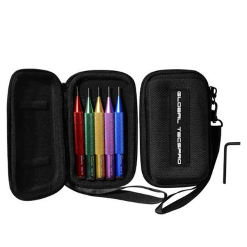 GTL LT-334 Pin Removing Punch Tool Set 5-Pack with Magnetic Case (UPGRADED)