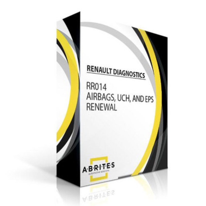 ABRITES RR014 Airbags, UCH, and EPS Renewal For Renault – Software