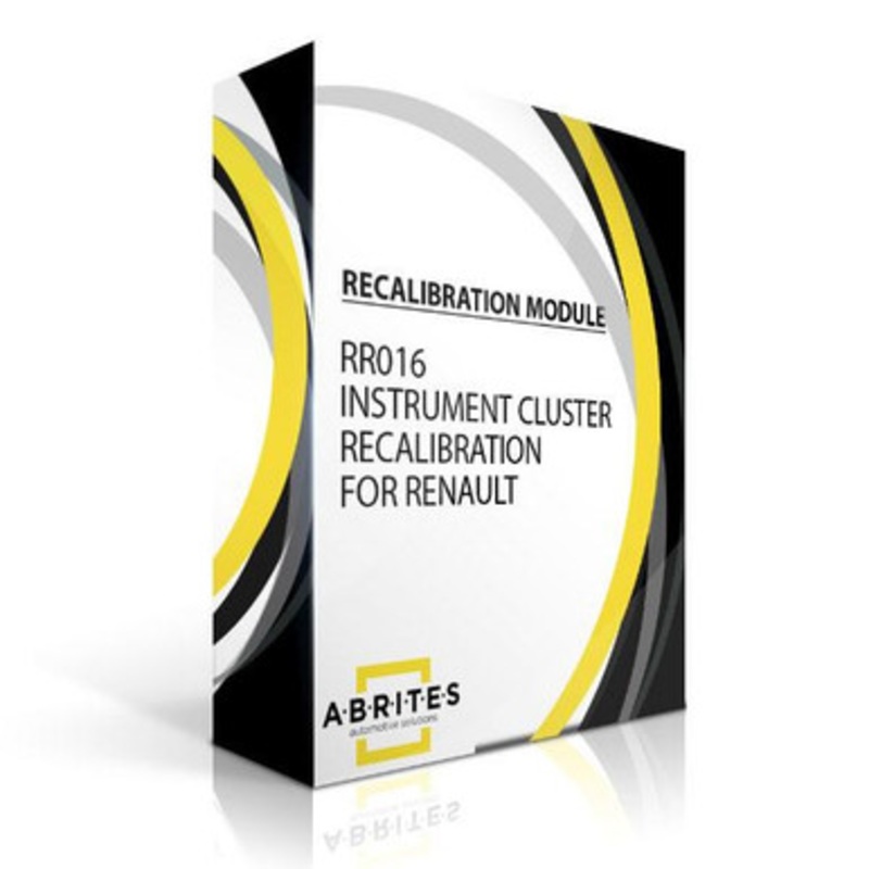 ABRITES RR016 Instrument Cluster Module Recalibration For Renault – Software