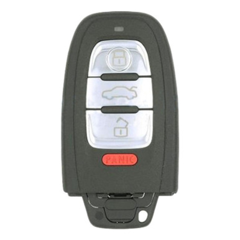 Audi 4 Button SLOT Key IYZFBSB802 / 8KO-959-754-F – WITHOUT Comfort Access – New
