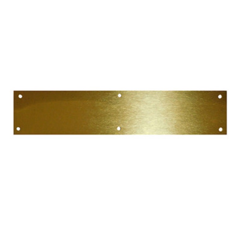 DON-JO Kick Plate 90 10 x 34 Inch Brass US-3