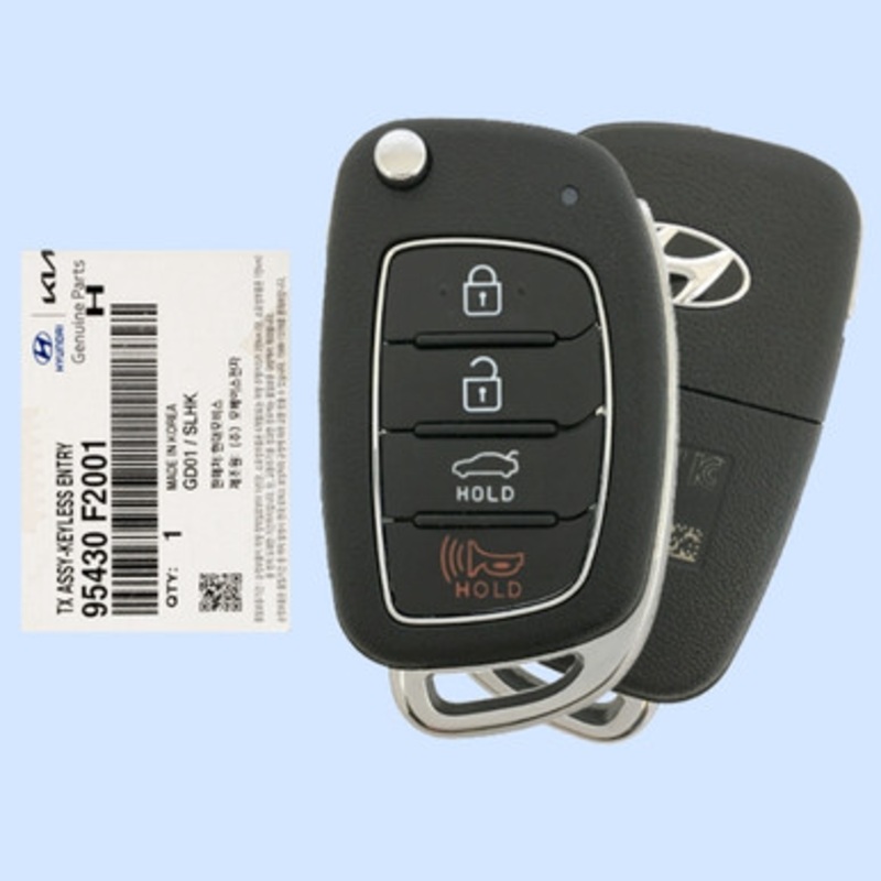Hyundai 4 Button Remote Head Key OKA-NO38 – New OEM