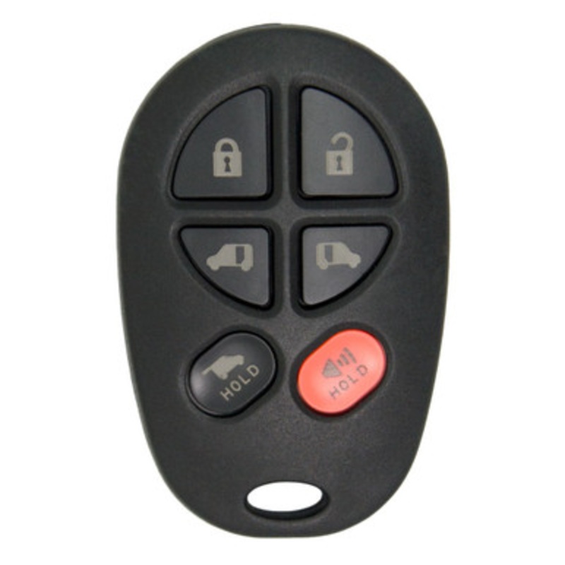 Keyless2Go Toyota 6-Button Remote GQ43VT20T 89742-AE050