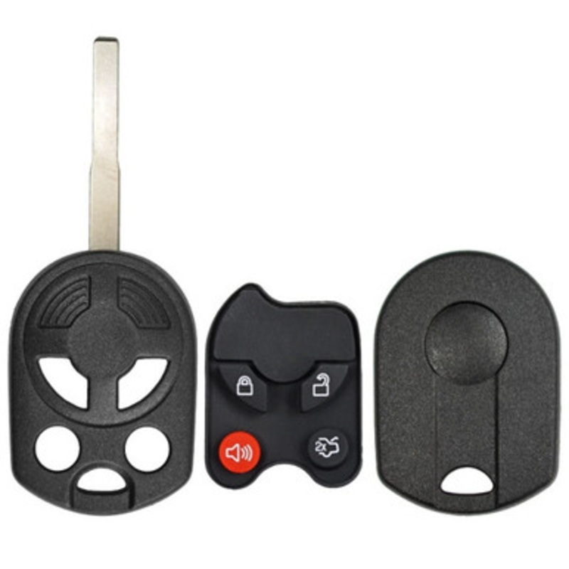 Dura-Shell Replacement Remote Head Key Shell for Ford 164-R8046 – 4 Button Old Style – Hi Security Blade