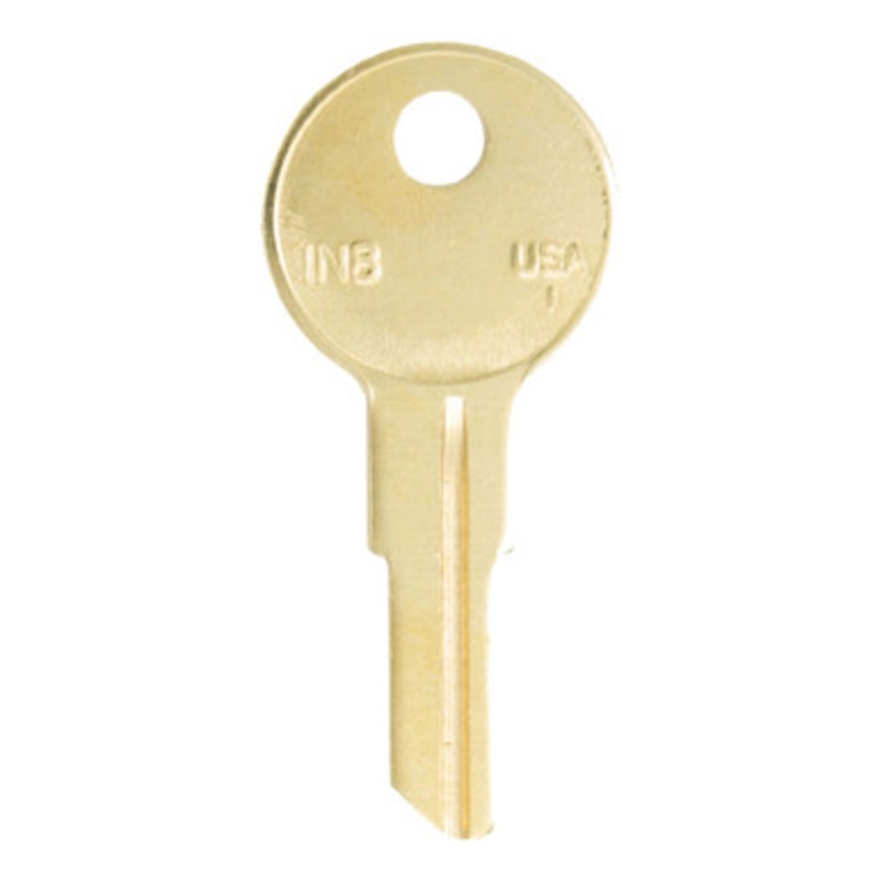 ILCO IN8 L1054B Ilco Lockset Key Blank – Brass – 50 Pack