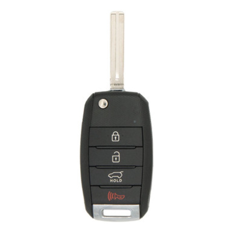 Keyless2Go Kia 4 Button 46 Chip Remote Flip Key TQ8-RKE-3F05 (XMA F/L), 95430-1U500, 315 MHz – Premium Aftermarket