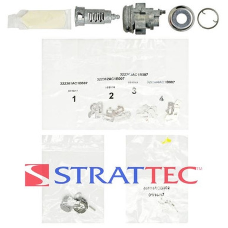 Lock service package for door, tailgate. rear compartment