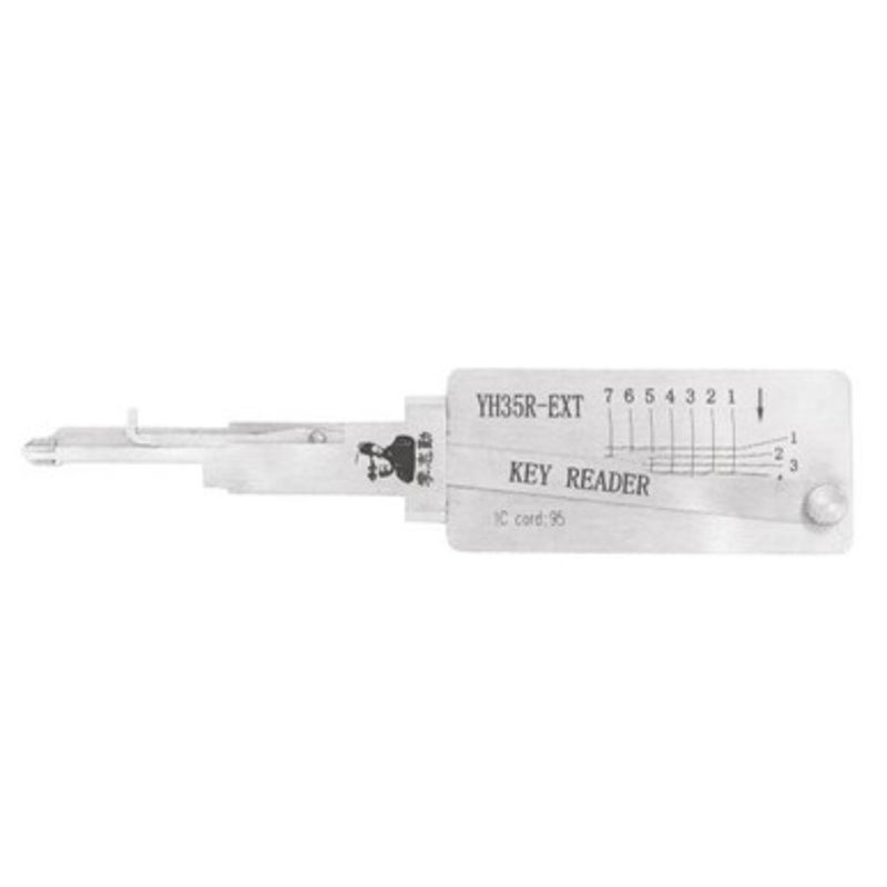 Original Lishi YH35R Extended Key Reader For Yamaha Ignitions with Magnetic Gate – Anti Glare