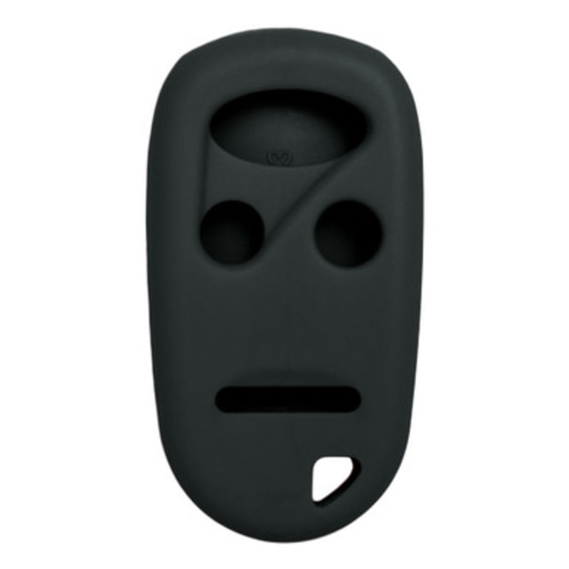 Replacement Silicone Jacket Keyless Remote Cover HNDAD24 for Honda 4 Button Remote FCC ID: K0BUTAH2T – Black