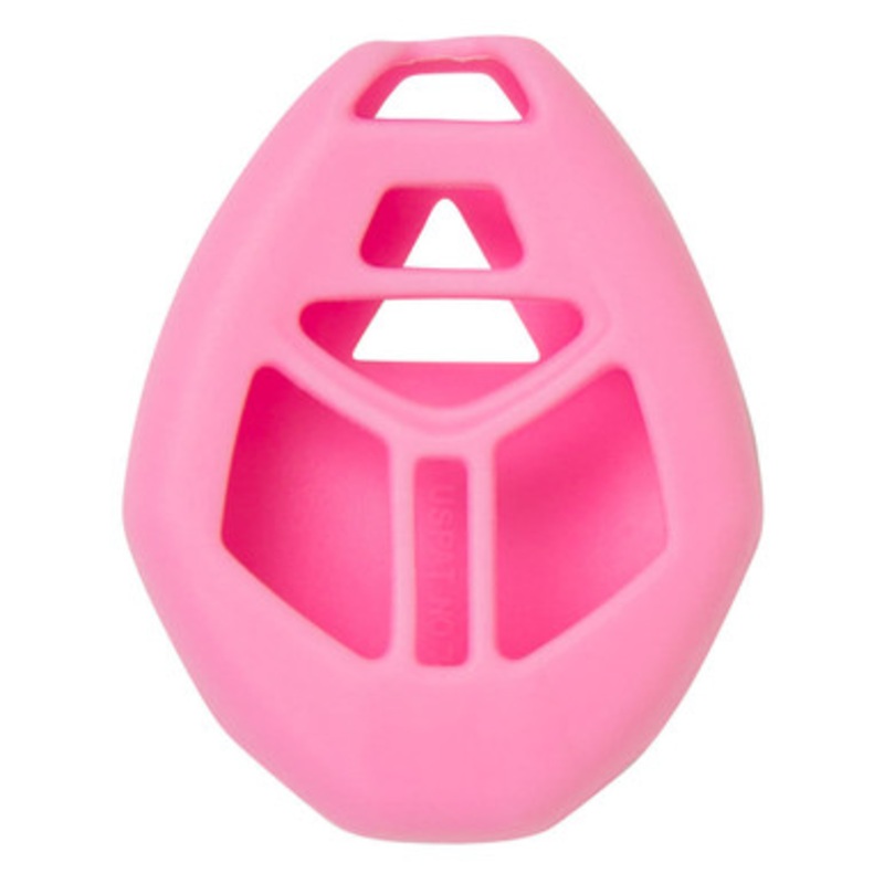 Replacement Silicone Jacket Keyless Remote Cover MITP24 for Mitsubishi 4 Button Remote Key FCC ID: OUCG8D-620M-A – Pink