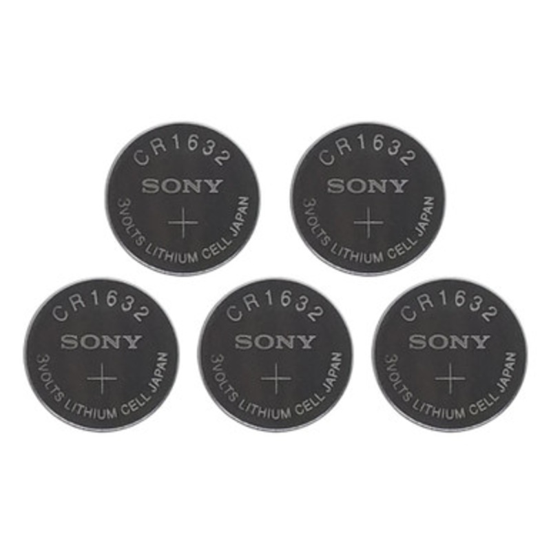 SONY CR1632 Coin Battery, 5 Pack
