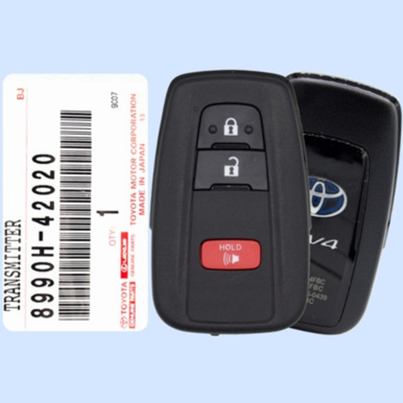 Toyota RAV4 3 Button Proximity Smart Key for Japan Produced HYQ14FBC, 8990H-42020, 315 MHz – New, OEM